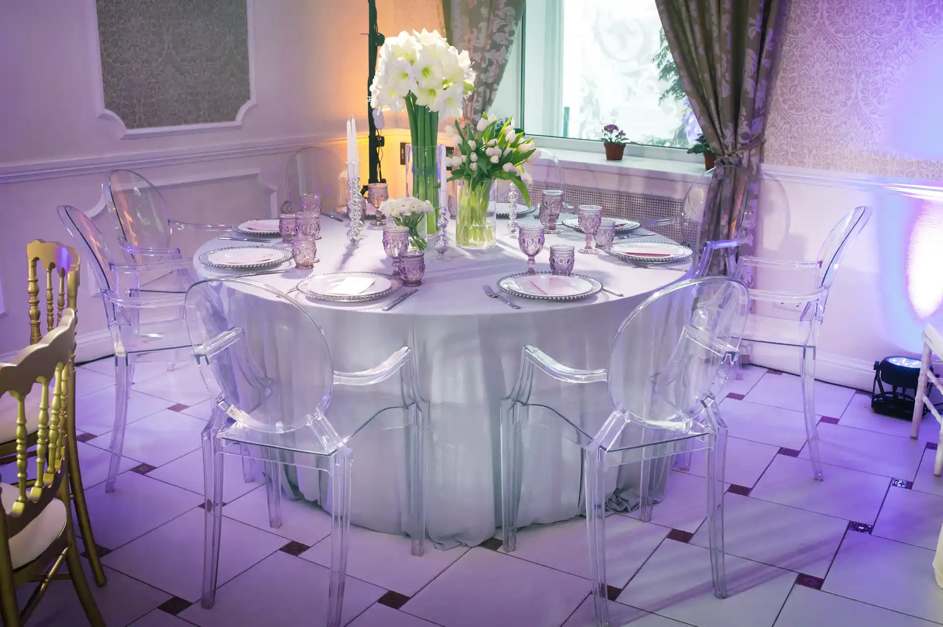 Ghost Chair Hire and Executive Table Rentals for Events